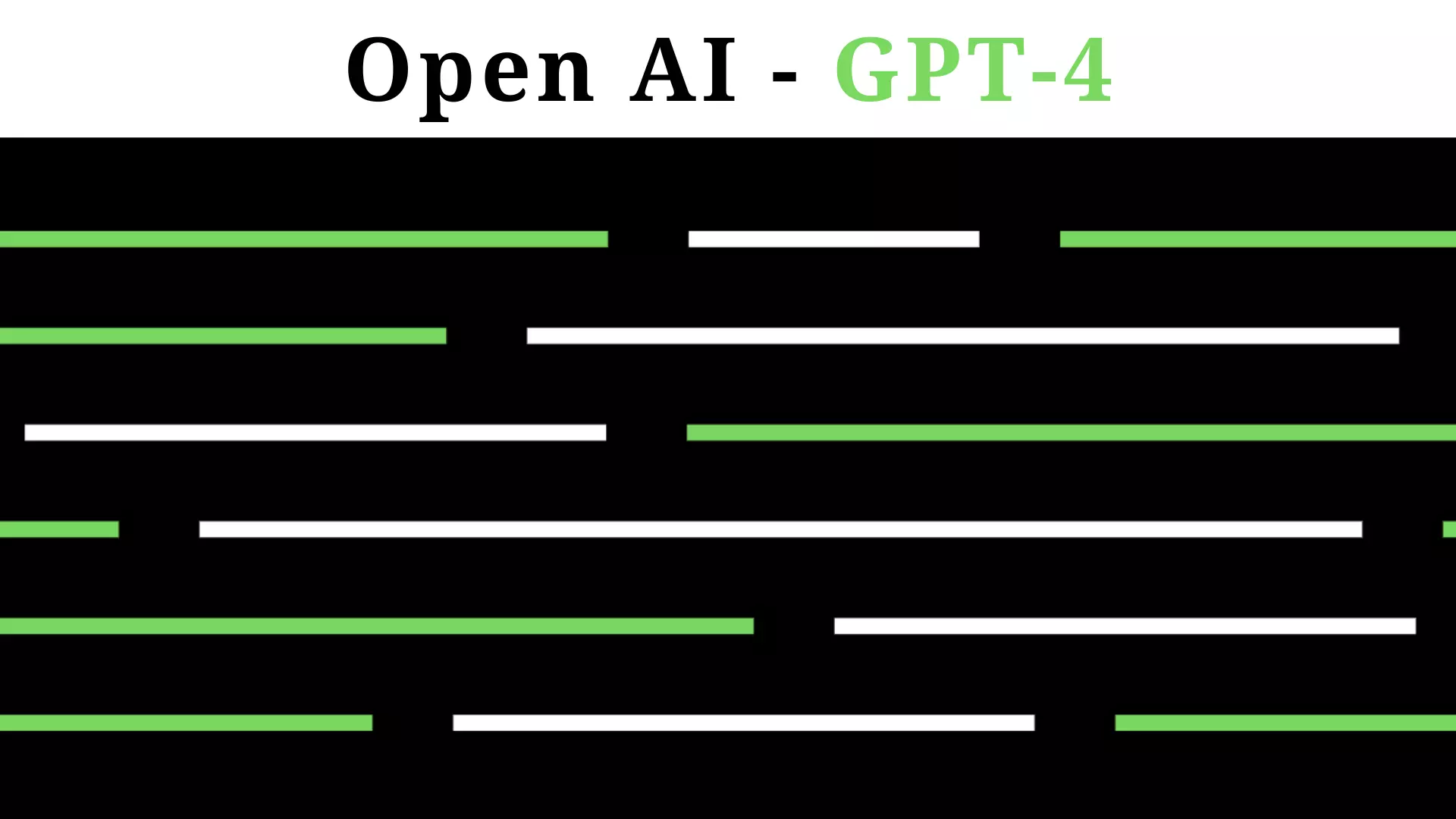 Open AI GPT-4